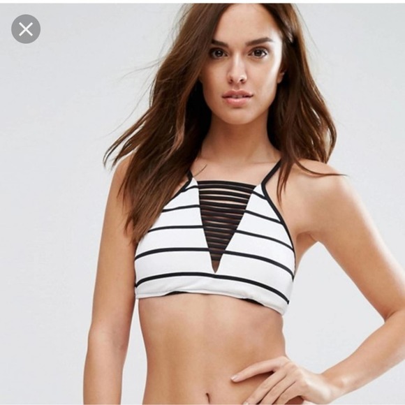 NWT Seafolly Stripe Tank Bikini Top (US 6) - Picture 1 of 6